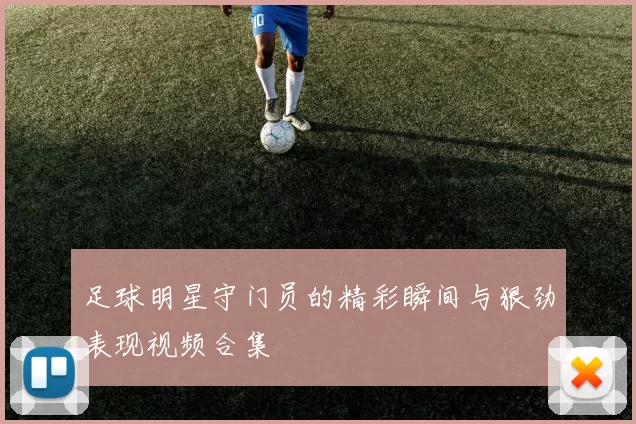 足球明星守门员的精彩瞬间与狠劲表现视频合集