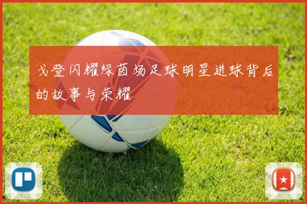 戈登闪耀绿茵场足球明星进球背后的故事与荣耀